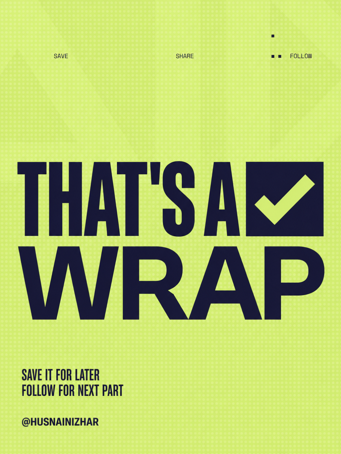 Automation wrap up